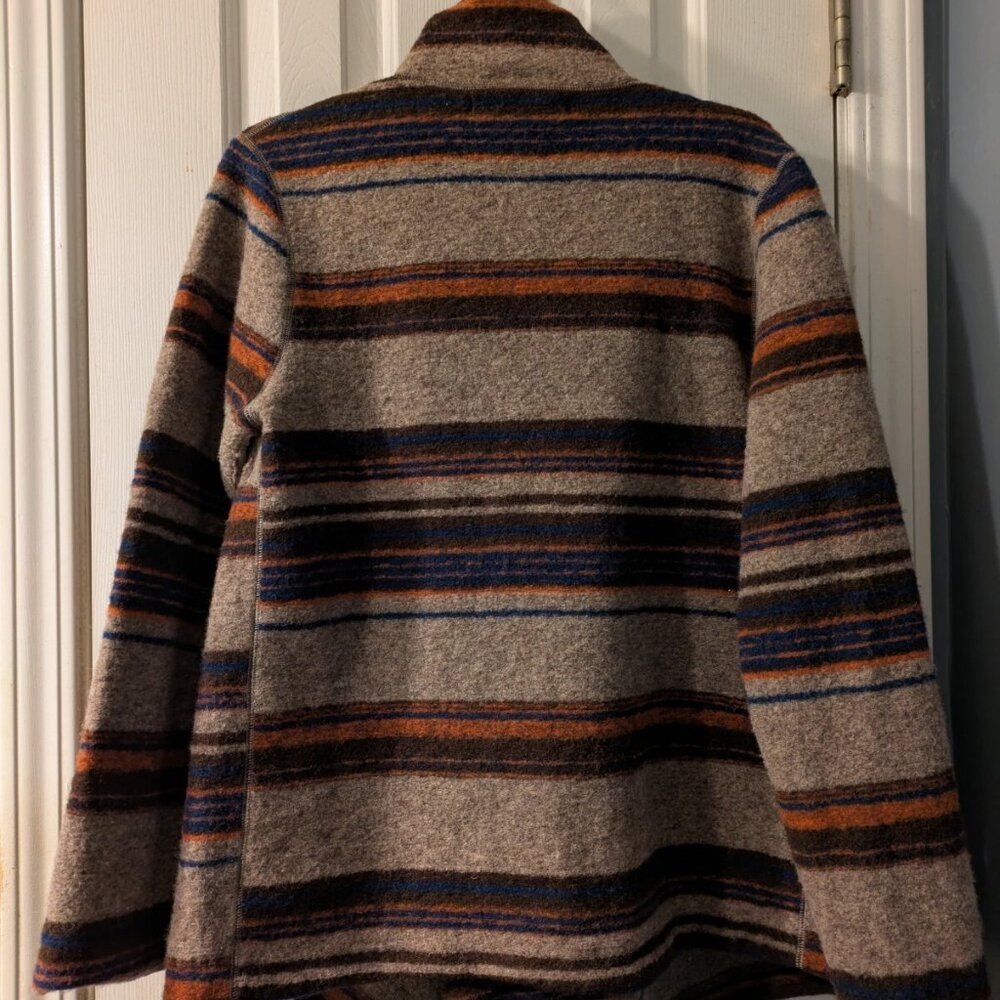 FENN WRIGHT MANSON Studio Belted Wool Blend Cardigan Sweater Size Large - Picture 2 of 13